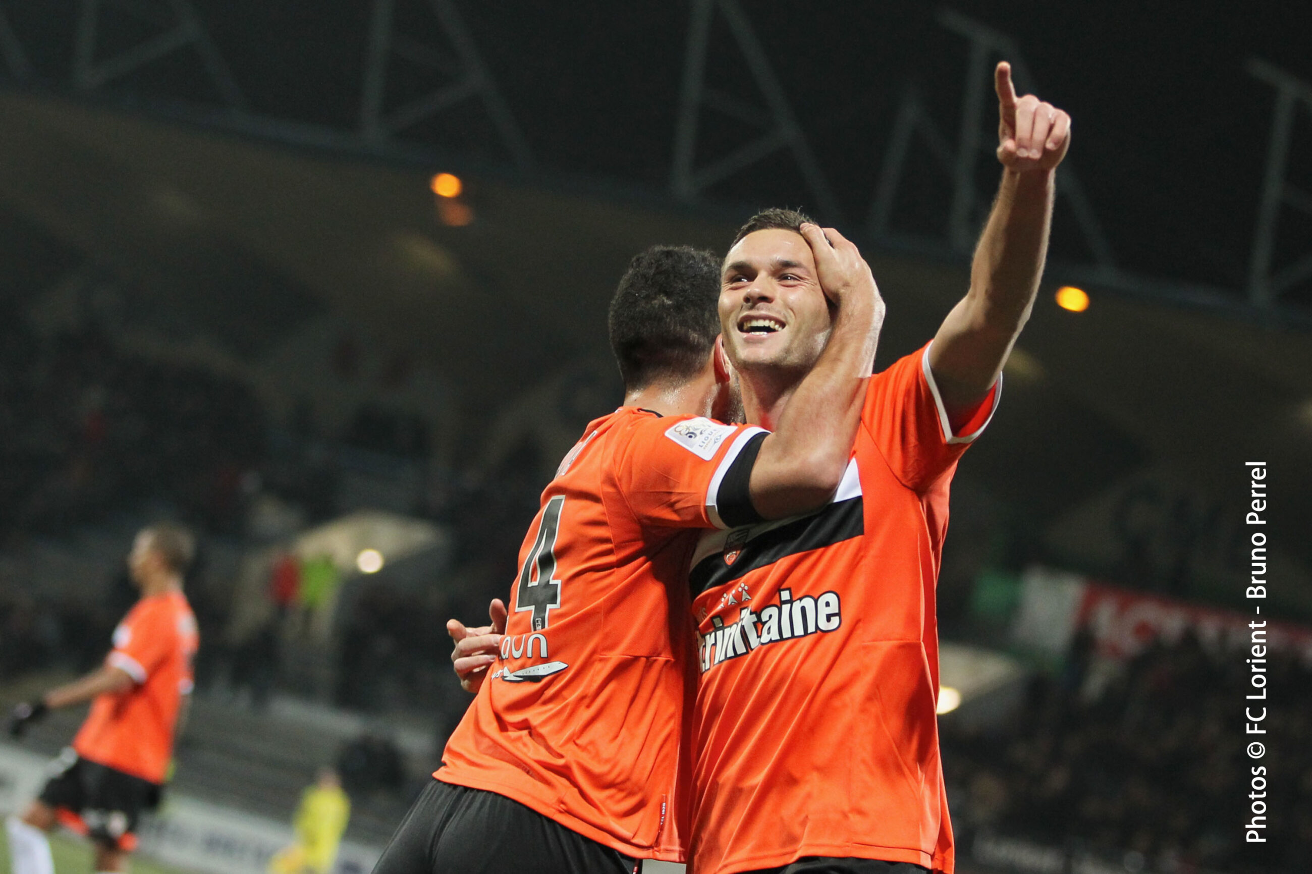 Joie de Gregory Bourillon FC Lorient