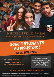 Soirée étudiante au Moustoir Lorient Toulouse