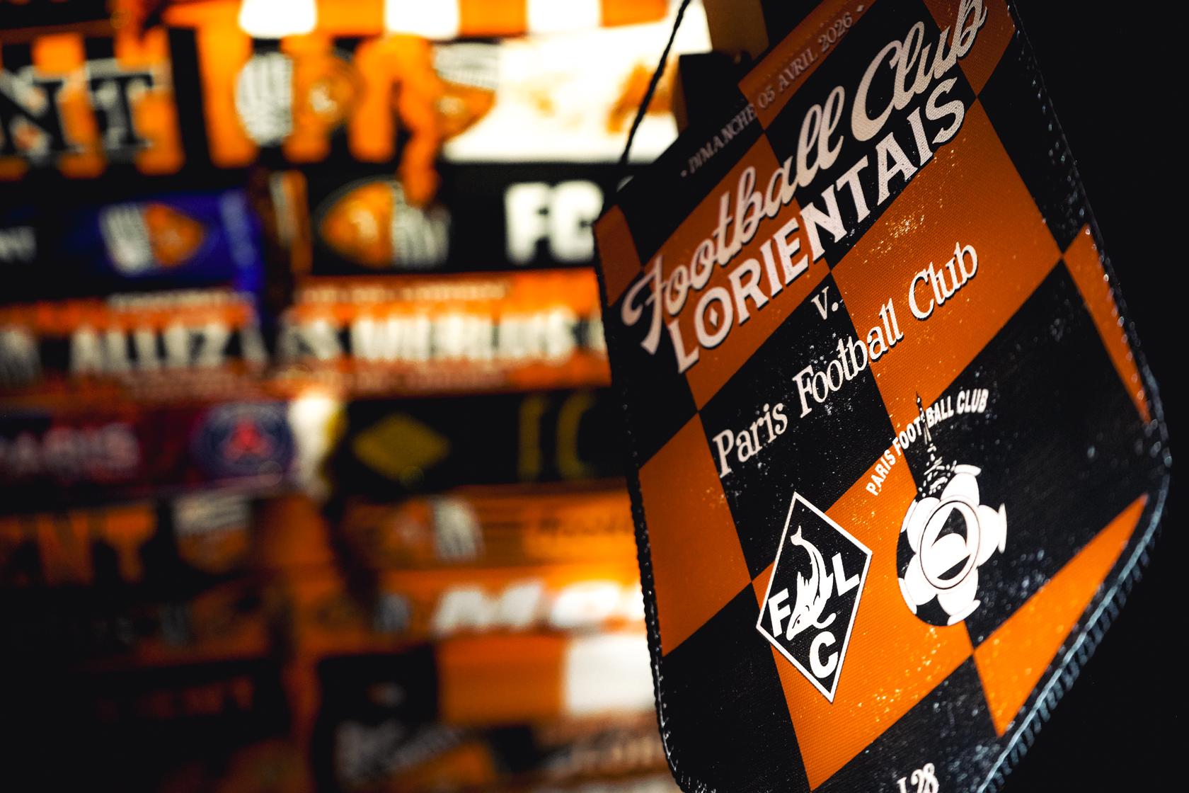 FC Lorient – Paris FC : Découvrez le fanion du match !